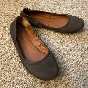 Lucky Brand Emmie Ballet Flats, Brown, Size 9